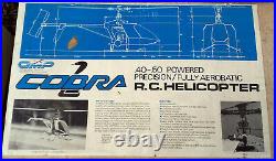 1987 COBRA RC HELICOPTER GMP HIROBO + ROYAL. 46, FUTABA FP-7FGH, DOCS vintage