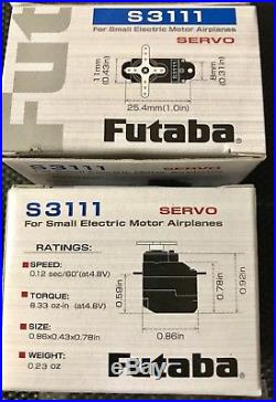 3 Of Each NIB Futaba S3107, S3111, S3111M, S3114 & (5) M-Series Servo Connectors