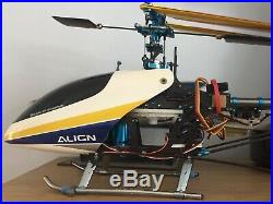 Align Trex 450 Hi Pro rc helicopter + Futaba T7CP TRANSMITTER NR