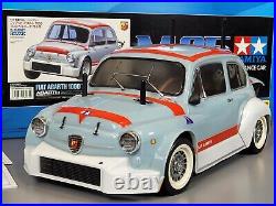 Built Tamiya R/C 1/10 FIAT Abarth 1000 TCR Berlina Corse M-05 ESC Futaba Upgrade