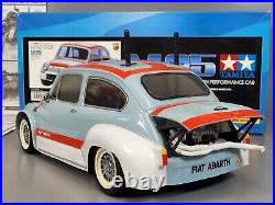 Built Tamiya R/C 1/10 FIAT Abarth 1000 TCR Berlina Corse M-05 ESC Futaba Upgrade