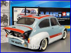 Built Tamiya R/C 1/10 FIAT Abarth 1000 TCR Berlina Corse M-05 ESC Futaba Upgrade