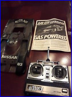 COX Radio Control Fuel Powered. 049 Engine GTP NISSAN Vintage RC Car Futaba RC