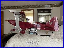 Carl Goldberg ULTIMATE 10-300 RC Model Airplane built w 90 supertigre Futaba 8U