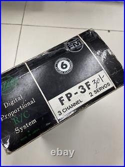 Cintage futaba FP-3F 3 channel 2 servo remote system