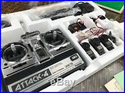 Classic RC NIB Futaba Attack 4 System FP-T44NBL, R114H, S148s with 72.790MHz AM