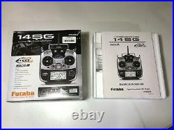 FUTABA 14SG 2.4GHz FASST 14-Ch RC Radio with 2 RECEIVERS EXCELLENT CONDITION