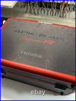 FUTABA 4PK SUPER R Radio, Case, 8 Receivers And Manual