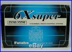 FUTABA 6X Super Radio Control System 6 Channel PCM / PPM R/C Controller w Servos