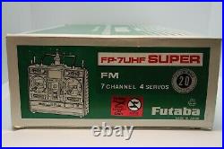 FUTABA TP-7UHFS Digital proportional R/C system Helicopter + FP-G154 Rate Gyro