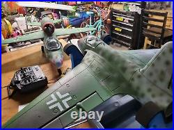 Freewing jet RTF lippisch p. 15 Custom Paint RC Warbird w futaba radio + battery