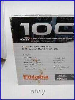 Futaba 10C RC Airplane/Helicopter Transmitter 10 Channel 2.4GHZ READ
