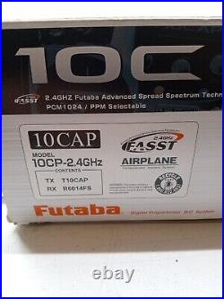 Futaba 10C RC Airplane/Helicopter Transmitter 10 Channel 2.4GHZ READ