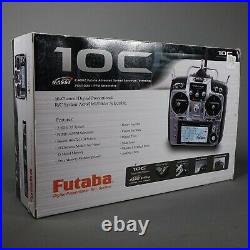 Futaba 10C RC Airplane/Helicopter Transmitter with TM-10 Module, Manual & Box