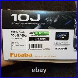 Futaba 10J 10ch 2.4ghz T-FHSS AIR Radio System TX RX With R3008SB Rare