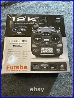 Futaba 12k T12K 14-Channel Transmitter with R3008SB Receiver Nice