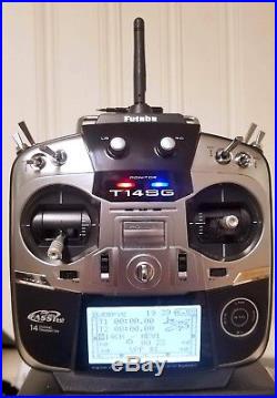 Futaba 14SG Air Radio FASST 2.4ghz Computerized RC Transmitter With R7008SB REC