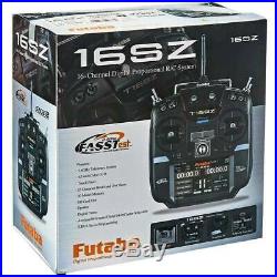 Futaba 16SZ 2.4GHz FASSTest Air Radio System Receiver + R7008SB Receiver x 2