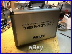 Futaba 18MZ Transmitter and case