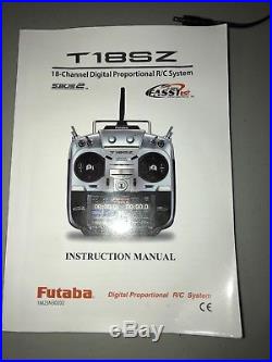 Futaba 18SZ R/C Aircraft Tx Transmitter, Charger & Manual (Rx NOT included)