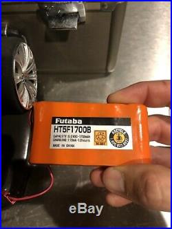 Futaba 4PK 2.4GHz Transmitter Radio with 2 NiMH Packs & Hardcase & Extras