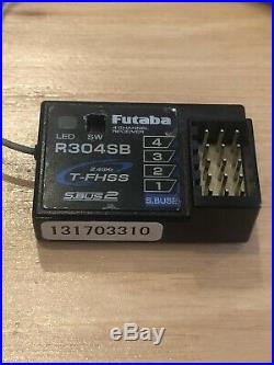 Futaba 4PLS 4-Ch Receiver, Battery, ESC, Motor, XP Servo, Telemetry Bundle