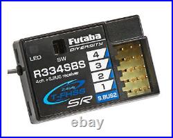 Futaba 4PM Plus 4-Channel 2.4GHz T-FHSS Radio System withR334SBS Receiver