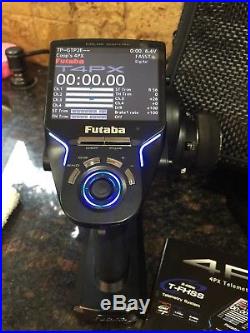 Futaba 4PX 4-Channel 2.4GHz T-FHSS Radio R304sb receiver, New Life Battery, Case