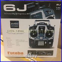 Futaba 6J 2.4GHz S-FHSS Transmitter & RX RC Helicopter Radio with R2006GS Mode I