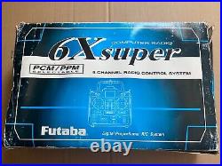 Futaba 6X Super PCM/PPM 6 Channel Radio Control R/C System Model 6XH-FM72 Super