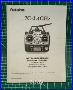 Futaba 7C 2.4GHz, 7 channel R/C transmitter with two R617FS receivers