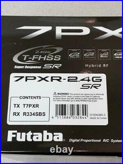 Futaba 7PXR 7-Channel 2.4GHz T-FHSS Telemetry Radio System withR334SBS 01004395-3