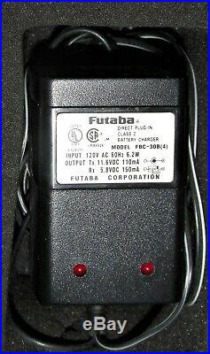 Futaba 9ZHP WC2 9CH RC with72mhz SYNTHESIZER Module & Aluminum Case TWO RX CHARGER