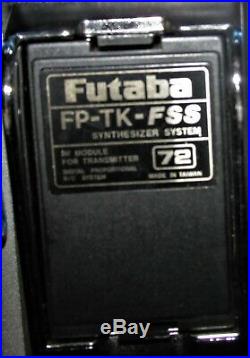 Futaba 9ZHP WC2 9CH RC with72mhz SYNTHESIZER Module & Aluminum Case TWO RX CHARGER