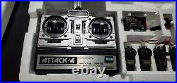 Futaba Attack model FP-4NBL 4ch complete radio with everything included on CH51
