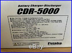 Futaba CDR-5000 Battery Charger Inc Thermo Stand Vintage & Rare Tamiya Kyosho