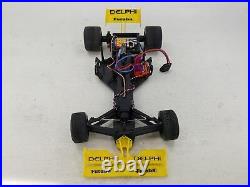 Futaba Delphi 1/10 Formula 1 F1 2wd RC Race Car Brushed ARTR Used