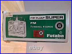Futaba FP-7UAF Super FM 7 Channel 4 Servos & Receiver Brand New Vintage