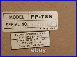 Futaba FP-T3S Single-Stick Transmitter 72.550 MHz RC Airplane Vintage