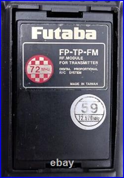Futaba FP-T8UAF 8 Channel RC Transmitter with FP-TP-FM RF Module 72 MHz Tested