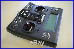 Futaba FX-30 transmitter with custom carrying case/ TX tray plus two R6008HS