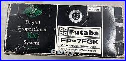 Futaba Fp-7fgk Fg System 7 Channel 4 Servos Rc System Controls Nos Airplane