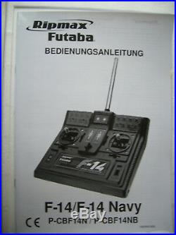 Futaba P-CBF14N Fernsteuerung F-14 40 MHz Kanal 50