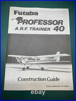 Futaba Professor 40 RC ARF Trainer Airplane NOS
