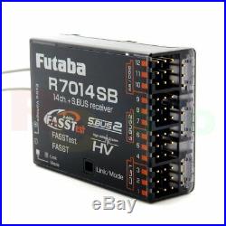 Futaba R7014SB 2.4GHz FASST FASSTest Full-range Receiver RX 14SG 18MZ FUTL7648