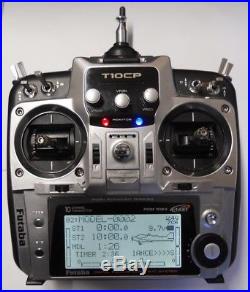 Futaba T10cp 2.4ghz Fasst 10 Channel Transmitter Good Condition + Battery