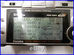 Futaba T10cp 2.4ghz Fasst 10 Channel Transmitter Good Condition +new Battery