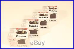 Futaba T14SG Digital RC Transmitter 2.4 Ghz + 4 Servos, Battery PreOwned Unused