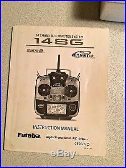 Futaba T14SG Transmitter 2.4ghz Radio 14 Channel Airplane Helicopter Drone