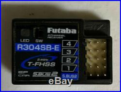 Futaba T4PX Wheel Radio with Protek Radio Case, R304SB-E Receiver, 1900 mAh Batt